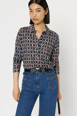 HORTENSE PRINTED POLO TEE-SHIRT