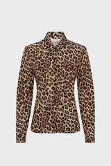 HELOISE LEOPARD JERSEY SHIRT