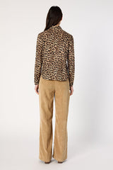 HELOISE LEOPARD JERSEY SHIRT
