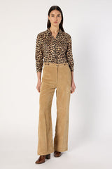 HELOISE LEOPARD JERSEY SHIRT