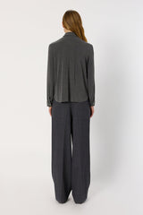 HONORINE HEATHER GREY JERSEY SHIRT