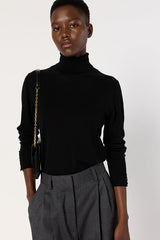 EUGENIE FINE WOOL TURTLENECK SWEATER