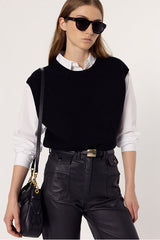 EULALIE CASHMERE SLEEVELESS SWEATER