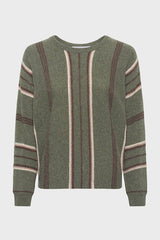 ELISE STRIPED CASHMERE SWEATER
