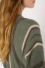 ELISE STRIPED CASHMERE SWEATER