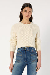 EDENIE FANCY STITCH SWEATER