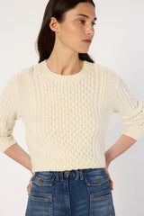 EDENIE FANCY STITCH SWEATER