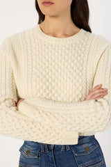 EDENIE FANCY STITCH SWEATER