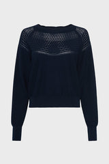 ELEO OPENWORK PATTERNS SWEATER