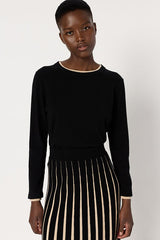 ELEA TWO-TONE DETAIL SWEATER