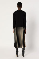 ELEA TWO-TONE DETAIL SWEATER