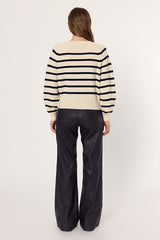 EDITH ECRU SAILOR WOOL SWEATER