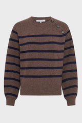 EDITH CAMEL SAILOR WOOL SWEATER
