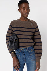 EDITH CAMEL SAILOR WOOL SWEATER