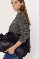 EDELINE LUREX TWEED-STYLE CARDIGAN