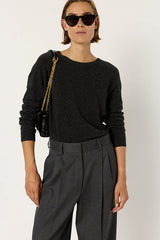 EUGENIA RHINESTONE WOOL SWEATER