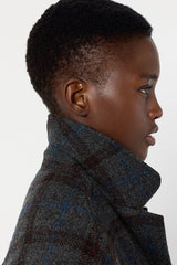 NELL CHECKED WOOL JACKET