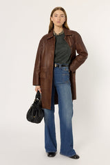 MADYSON LONG LEATHER JACKET