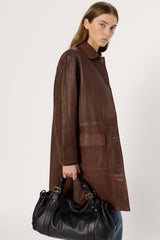 MADYSON LONG LEATHER JACKET