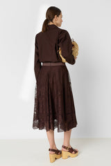 CHRINA TAUPE POPLIN SHIRT