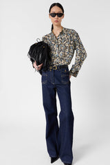 CLYMENE FLOWING FLORAL BLOUSE