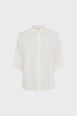 CIRAE BEIGE OVERSIZED FLOWING SHIRT