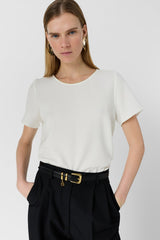 CIARA GOLD TRIM FLOWING TOP