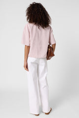 CAZIA STRIPED SHORT SLEEVED SHIRT
