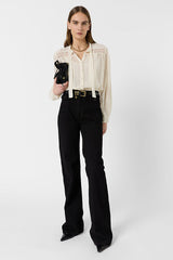 CYRANA LACE COLLAR SHIRT