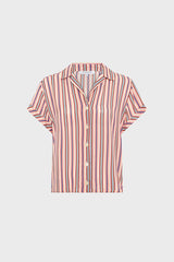 CINDYA STRIPED SHORT SLEEVED SHIRT