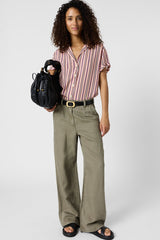 CINDYA STRIPED SHORT SLEEVED SHIRT