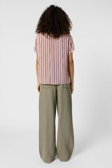CINDYA STRIPED SHORT SLEEVED SHIRT