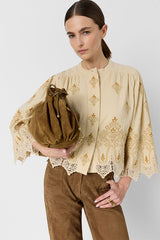 CLIANA BRODERIE ANGLAISE SHIRT