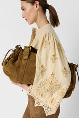 CLIANA BRODERIE ANGLAISE SHIRT