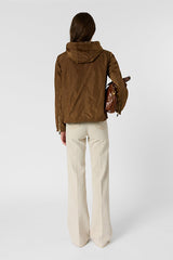 JULINE ROPE SHORT MONOGRAMMED PARKA