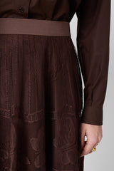 JANY LACE MIDI SKIRT