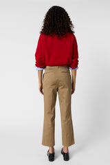 ATHENAIS 7/8 COTTON TROUSERS
