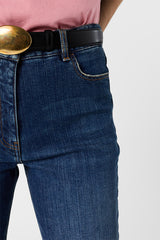 AVENIE WIDE RAW JEANS