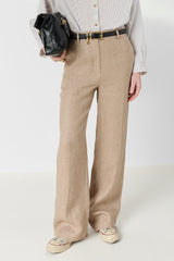 ABIGAIL WIDE LEG LINEN TROUSERS