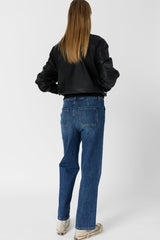 ARLINA STRAIGHT GOLD JAWS JEANS