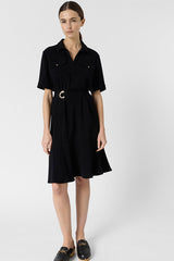 ROMYNE MICROFIBER SHIRT DRESS
