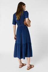RAINA INK LONG SHIRT DRESS