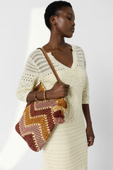 RIANA ECRU LONG CROCHET DRESS