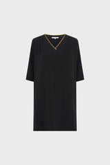 RAYSA MICROFIBER SHORT V DRESS