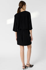RAYSA MICROFIBER SHORT V DRESS