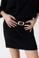 RAYSA MICROFIBER SHORT V DRESS