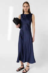 RAIDA LONG SILK DRESS