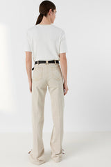 MAVIE COTTON GOLD LUREX T SHIRT