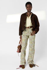 MARISA YELLOW COTTON V SHIRT
