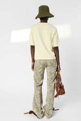 MARISA YELLOW COTTON V SHIRT